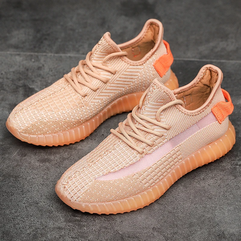 

Summer New Women Men Tide Running Shoes leisure flying weaving mesh breathable casual boy shoes Outdoor Sport Sneakers Hot Sale
