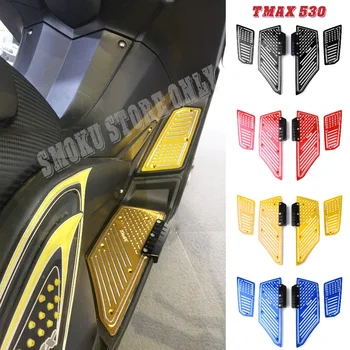 

For Yamaha Tmax 530 Accessori 2012 2013 2014 2015 2016 Motorcycle CNC Aluminum Alloy Front Rear Foot Pegs Footrest Step Pad