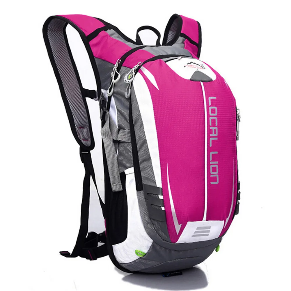 Сумка для горного велосипеда, велосипедная, дышащая, мягкая, для скалолазания, походов, походов, путешествий, водонепроницаемая, велосипедный, велосипедный рюкзак - Цвет: pink