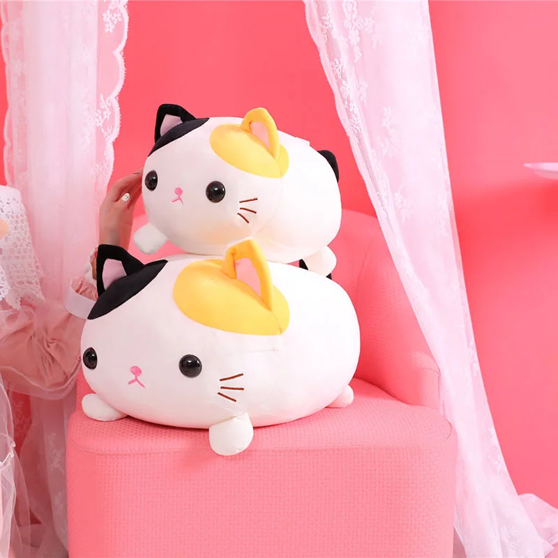 35 см 45 плюшевая игрушка для Кошки Мягкая кукла милый жирный кот детей подушка