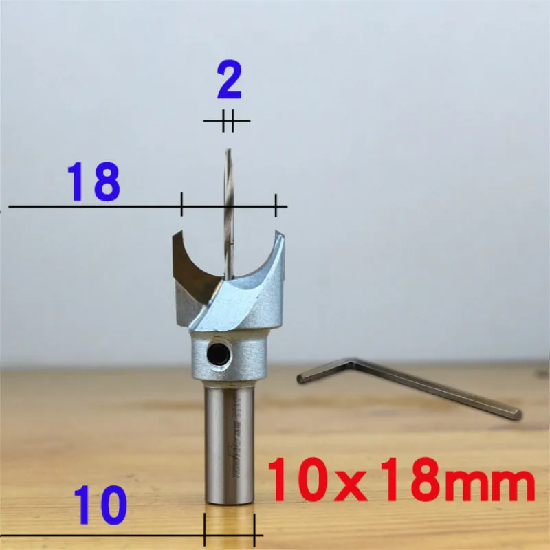 10 мм хвостовик фрезы Фрезы Будда бусины шариковый нож Деревообрабатывающие инструменты деревянные бусины дрель Fresas Para CNC - Длина режущей кромки: 10mm x 18mm