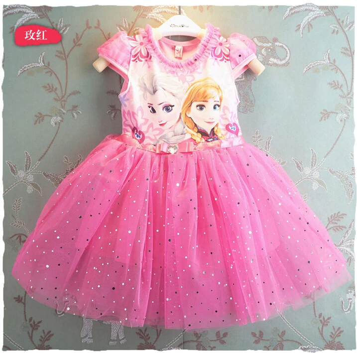 Платье с принтом «Маленький Пони» для девочек; летние модные платья; карнавальный костюм принцессы; детская одежда; одежда для маленьких девочек