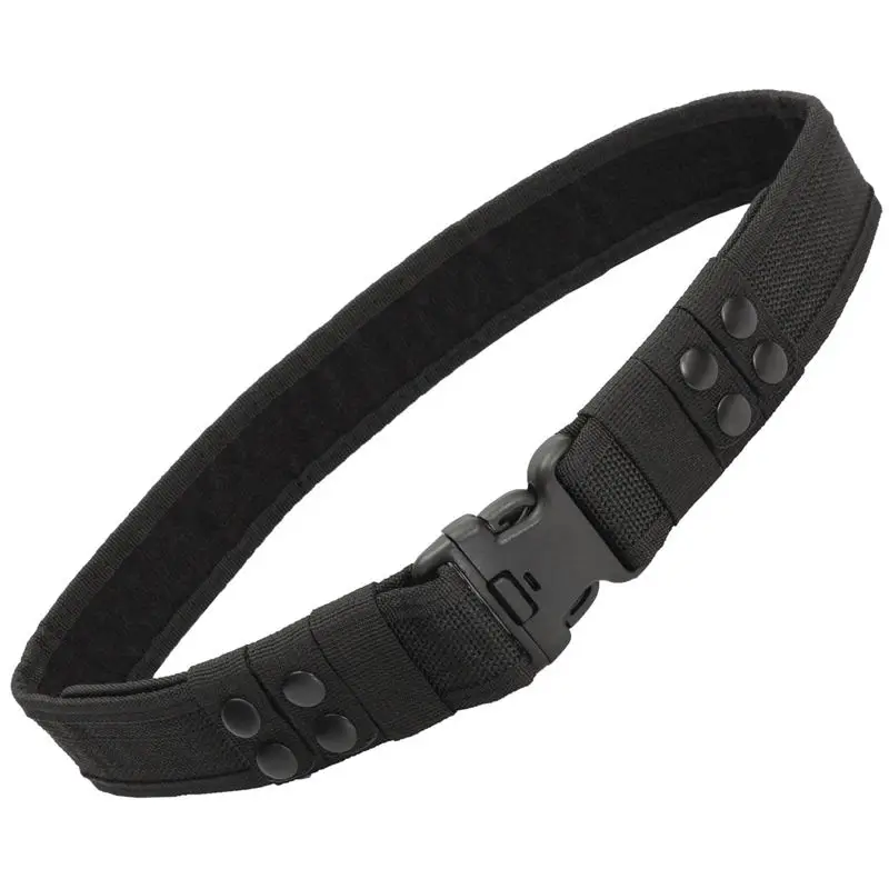 

Durable Quality Nylon Black Tactical Gear Heavy Security Guard Parametic For Police Utility Belt Quick Release Waistband