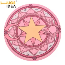 HUGSIDEA розовый мультфильм Сакура дверной коврик в спальню дети играть круглый коврик волшебный круг компьютерный стул Пол гостиная Балконный мат