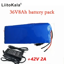 Liitokala 36 V 8ah(8000 mah) аккумулятор высокой емкости литиевая батарея+ включает 42 v 2A chager