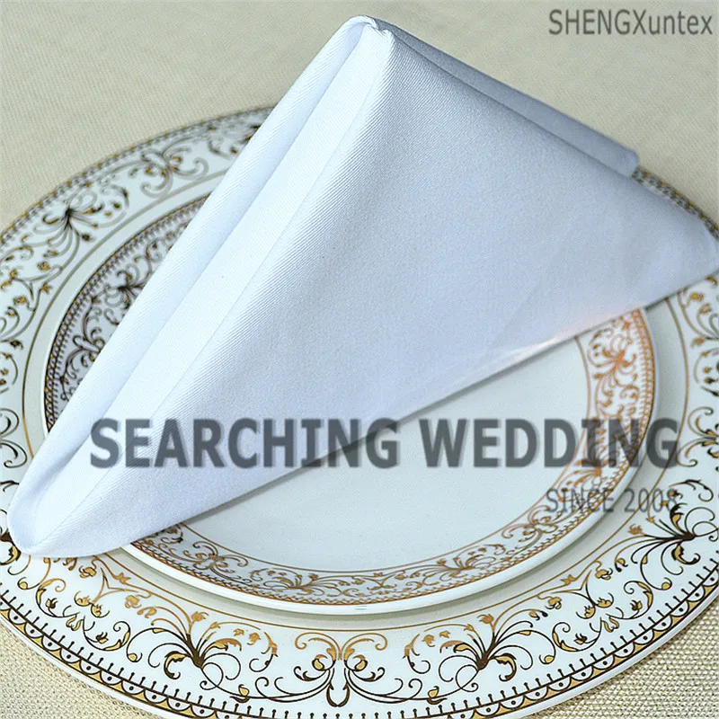 На Высоком толстом хлопок Столовая салфетка ужин ткань для свадебного банкета украшения