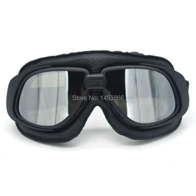 S Color evomosa Motorradbrille Retro Windproof Dustproof Motorcycle Eyewear Protect Brille 