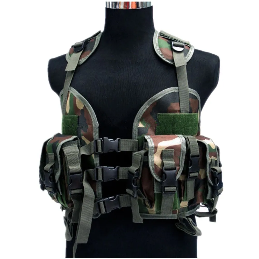 US Navy Seal CQB LBV Modular Assault Vest Coyote Brown OD CAMO WOODLAND military tactical vest (4)