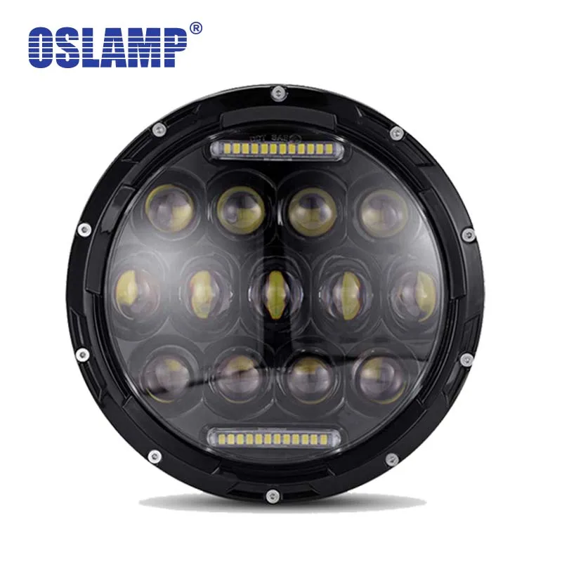 

Oslamp 7inch 75W Hi Lo LED Headlight Bulbs Sealed Truck Headlamp H4 H13 Led Driving Light for JEEP Wrangler/Hummer/Harley