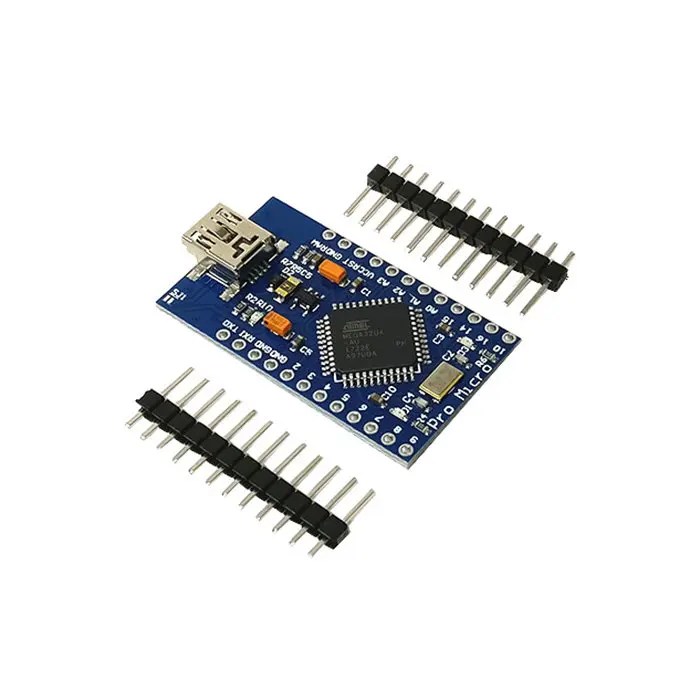 

Pro Micro ATmega32U4 5V 16MHz Replace ATmega328 For arduino Pro Mini With 2 Row Pin Header For Leonardo Mini Usb Interface