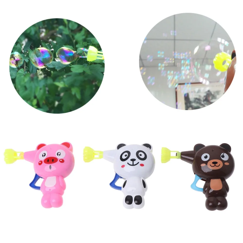 Мультфильм животных пузырь воздуходувка игрушка выброса Bubble Kids Детский подарок