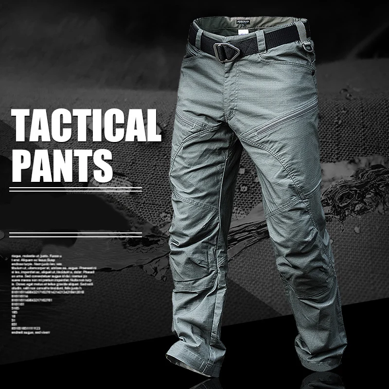 green cargo pants Mege Brand Military Army Pants Men's Urban Tactical Clothing Combat Trousers Multi Pockets Unique Casual Pants Ripstop Fabric plus size cargo pants