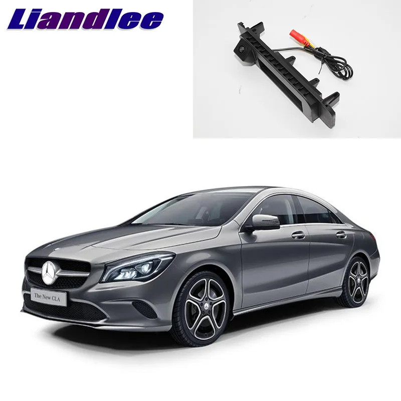 LiandLee багажнике автомобиля ручка заднего вида Парковка Камера для Mercedes Benz cla Class MB C117