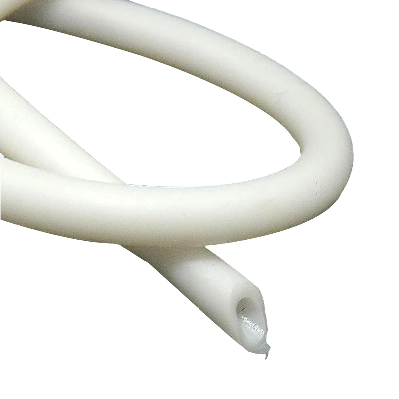 Приблизительно 10 м/рулон 5 мм полый силиконовый резиновый шнур протектора обернутый вокруг белой пластиковой катушки с 3 мм отверстием для DIY ожерелье браслет