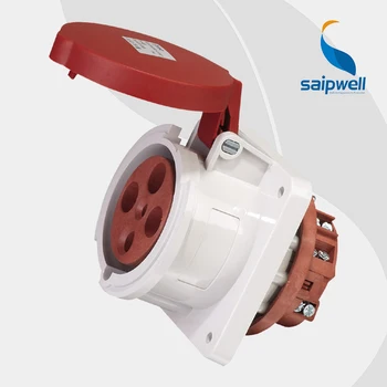 

4P 63A CEE/IEC International Standard Panel Mounted Straight Socket / Waterproof Concealed Industrial Socket ( SP-1248)