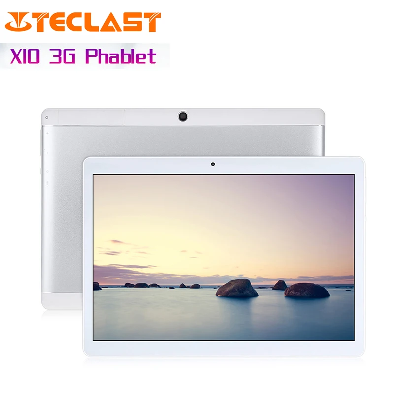 Новинка Teclast X10 10 1 дюймов 3G Phablet Гб + 16 ГБ Android 6 0 телефонные звонки планшеты MTK6580