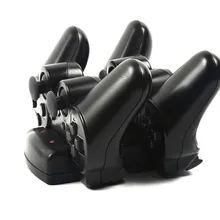 2 в 1 Зарядное устройство Зарядка Док-станция для sony PS PS3 Беспроводной Bluetooth контроллер движения