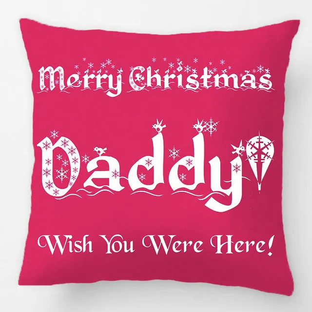 merry christmas daddy wish you were here throw pillow case decorative cushion cover pillowcase customize - Merry Christmas Daddy merry christmas daddy wish you were here throw pillow case decorative cushion cover pillowcase customize - Merry Christmas Daddy