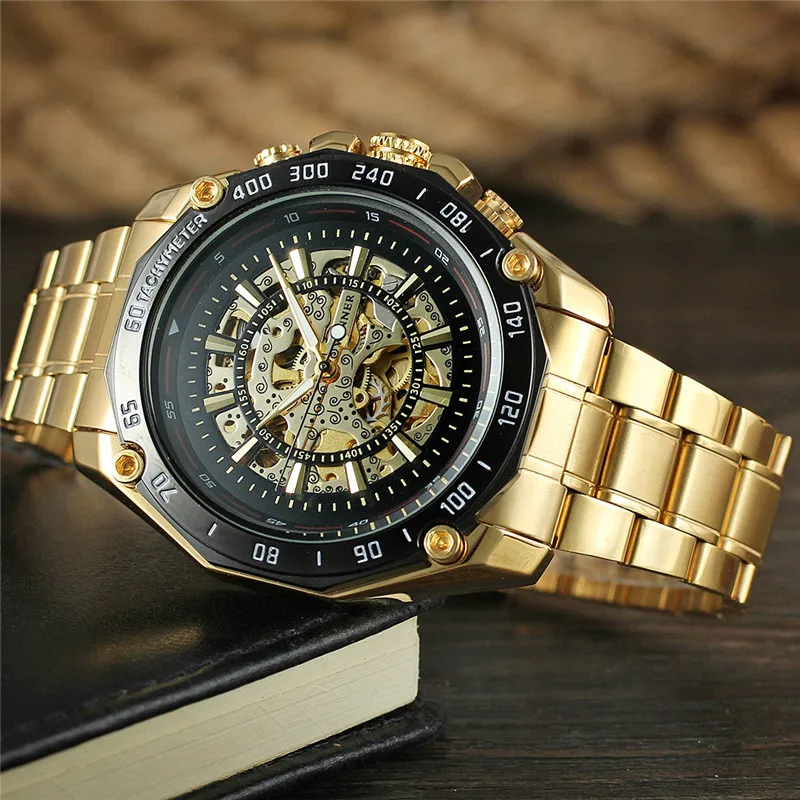 Relogio masculino WINNER мужские часы Топ бренд Роскошные спортивные автоматические