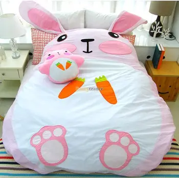 Billige Fancytrader 195 Cm X 165 Cm Riesen Plüsch Doppel Größe Kaninchen Bunny Tatami Bett Matratze, Nizza Geschenk, Freies Verschiffen FT50662