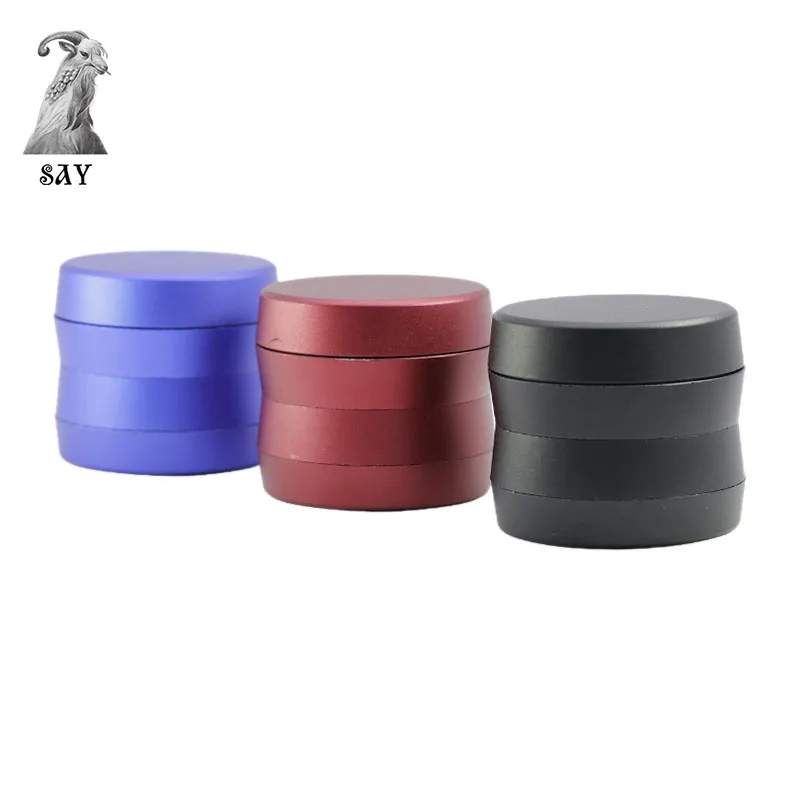 

SY Four-layer Aluminum Alloy Metal Grinder Herb Grinder Tobacco Crusher Smoking Pipe Accessories Hand Muller