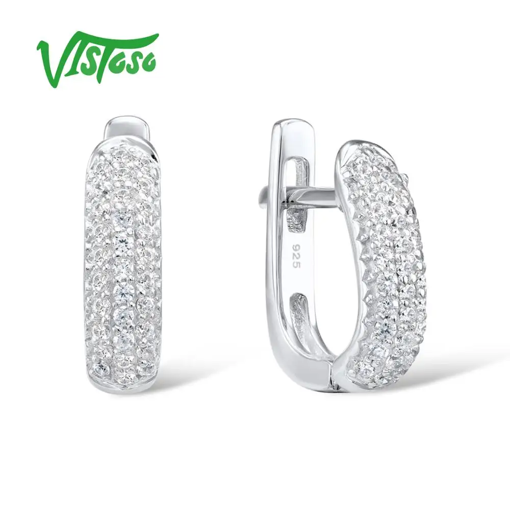 E304422SWCZSL925-silver earrings