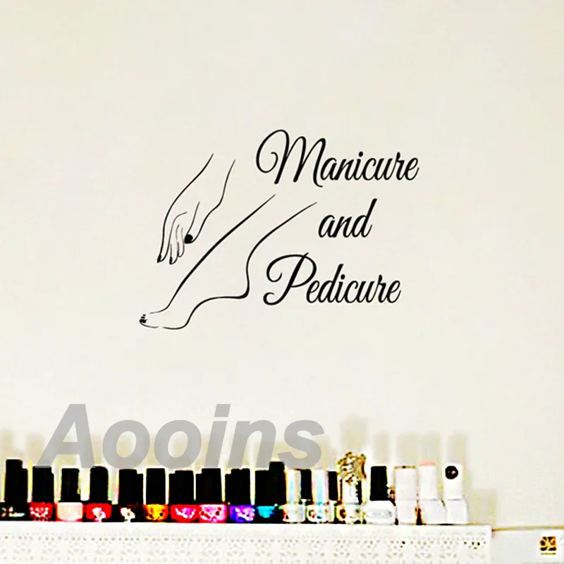 Nail wall art decals