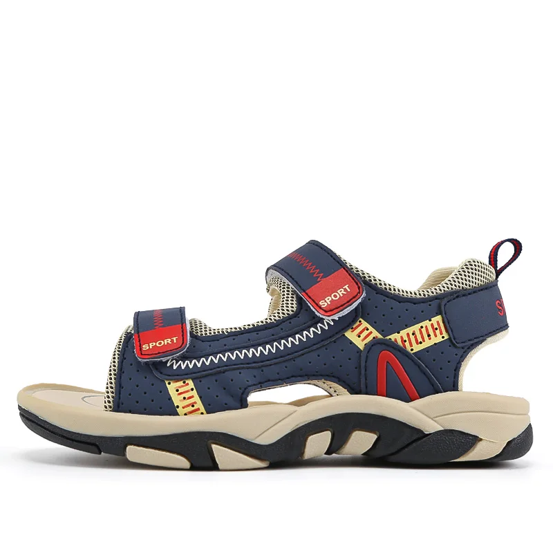 FONIRRA Fashion Designer Soft 2019 Kids Summer Sandals New Large Children's Shoes Hook&Loop Boys Beach Sandals Sport Sandals 653