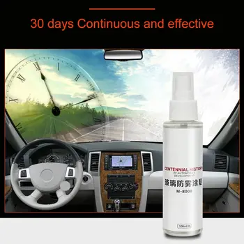 

100ml Car Long Lasting Anti Fog Agent Automobile Car Rearview Mirror Window Glass Cleaning Coating Defogging Spray