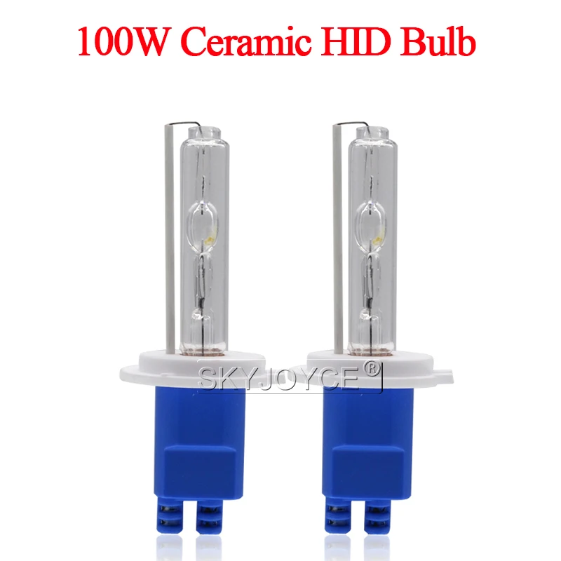 Car Headlight 100W HID Xenon Kit H7 H11 H1 H3 HB3 HB4 D2H Xenon Bulb High Power AC 12V 100W HID Ballast Kit 4300K 6000K 8000K (13)