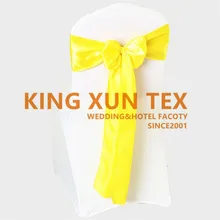 1 шт. сатиновая лента для стула \ бантик для банкета свадьбы