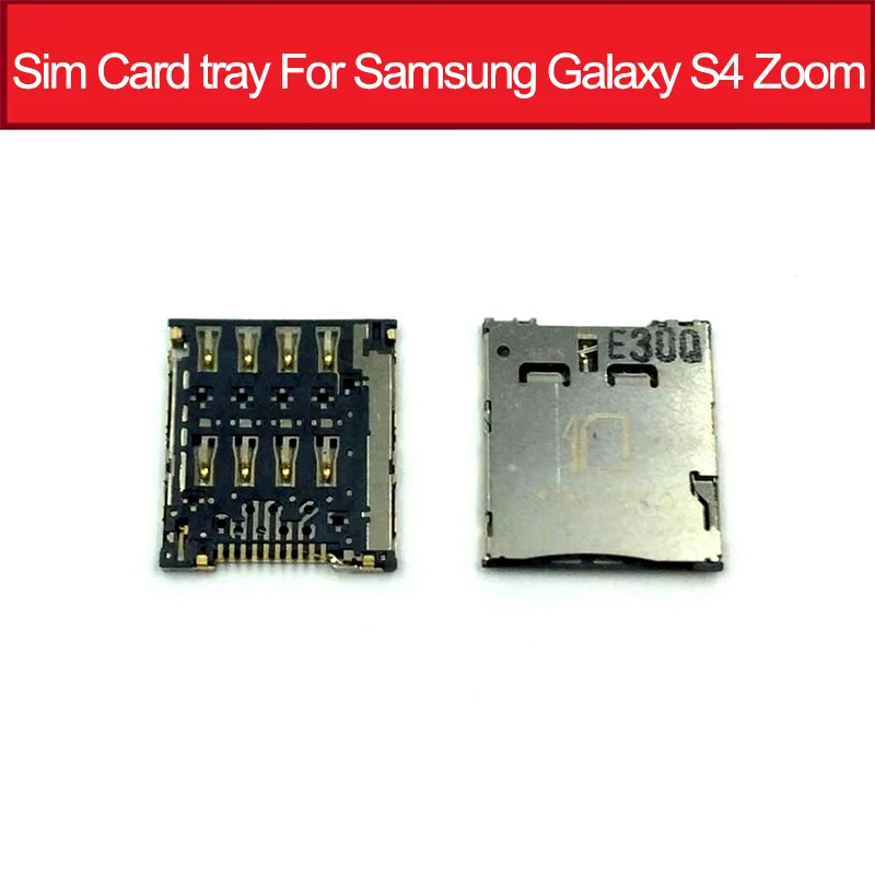 Migliore Genuino Sim Vassoio Di Carta Per Samsung Galaxy S4 Zoom C101 C1010 I8730 4.3 "Slot Per Sim Card Per S4 Zoom Connettore Lettore Di Schede Sim
