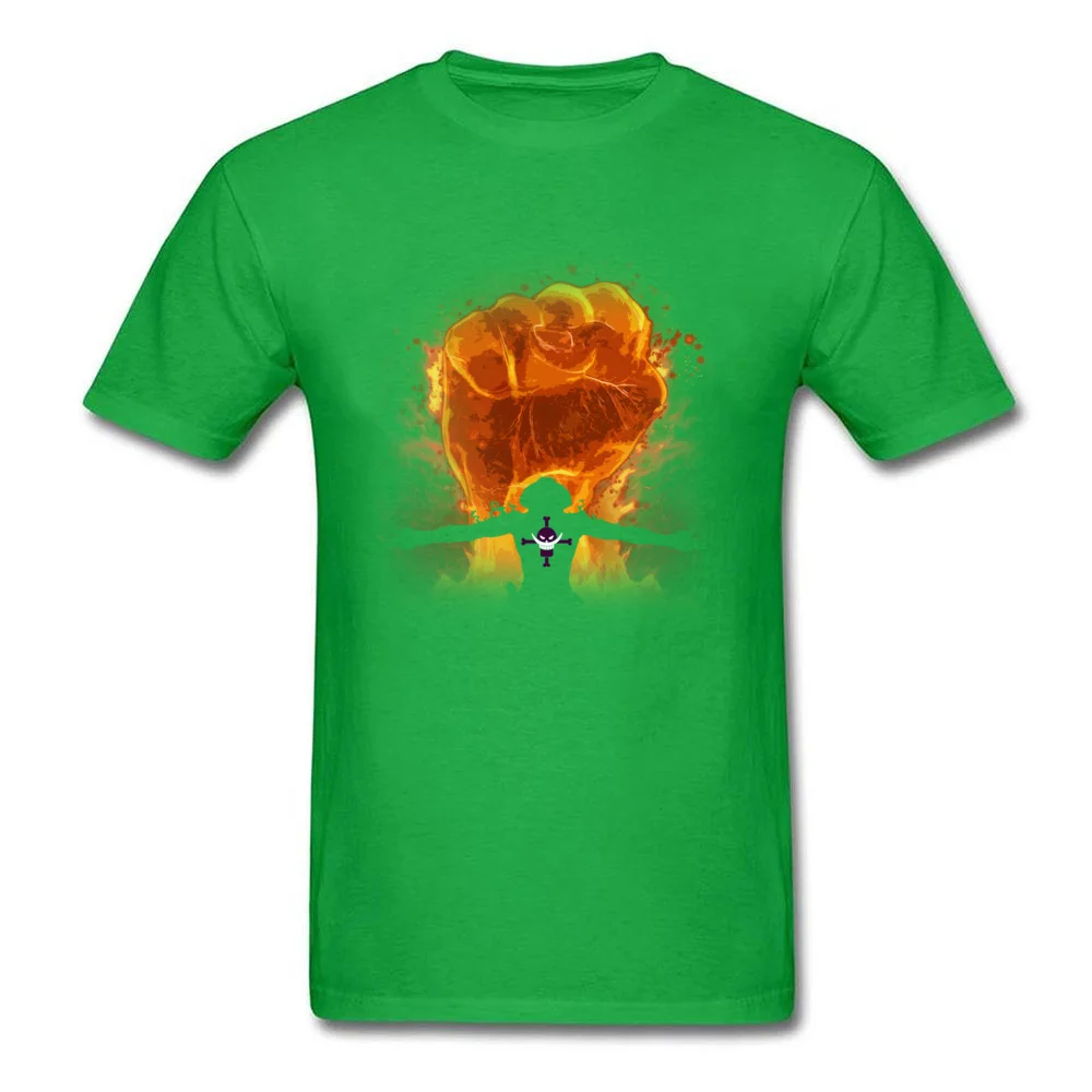 Fire Fist Design T Shirt Short Sleeve for Men 100% Cotton Fabric NEW YEAR DAY O Neck T Shirts Funny Tops Shirts Newest Fire Fist green