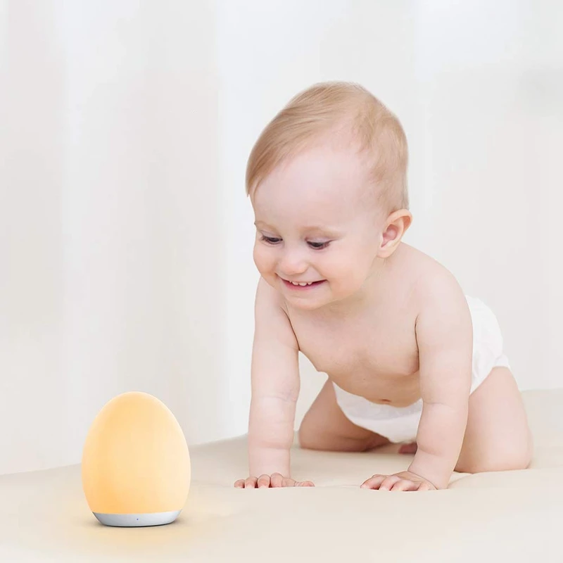 Ночник, Miroco детская лампа для детей с изменяющимся цветом и функцией затемнения, Usb Перезаряжаемый с милым цыпленком Baby N
