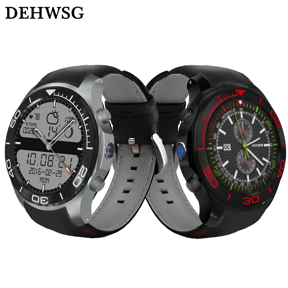

New Arrival Les1 Plus Smart Watch With 2MP Camera Support 32GB TF Card 3G Wifi Bluetooth 4.0 For Android PK H1 Kw88 Smartwatch