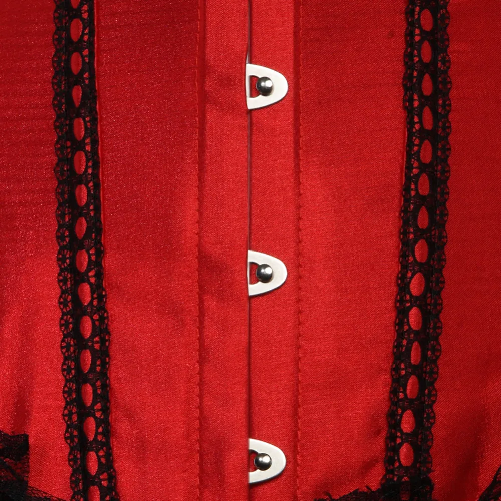 red sexy stripe overbust corset and mini skirt Christmas Lingerie and dress lace up boned Waist cincher Bustier red sexy stripe overbust corset and mini skirt Christmas Lingerie and dress lace up boned Waist cincher Bustier