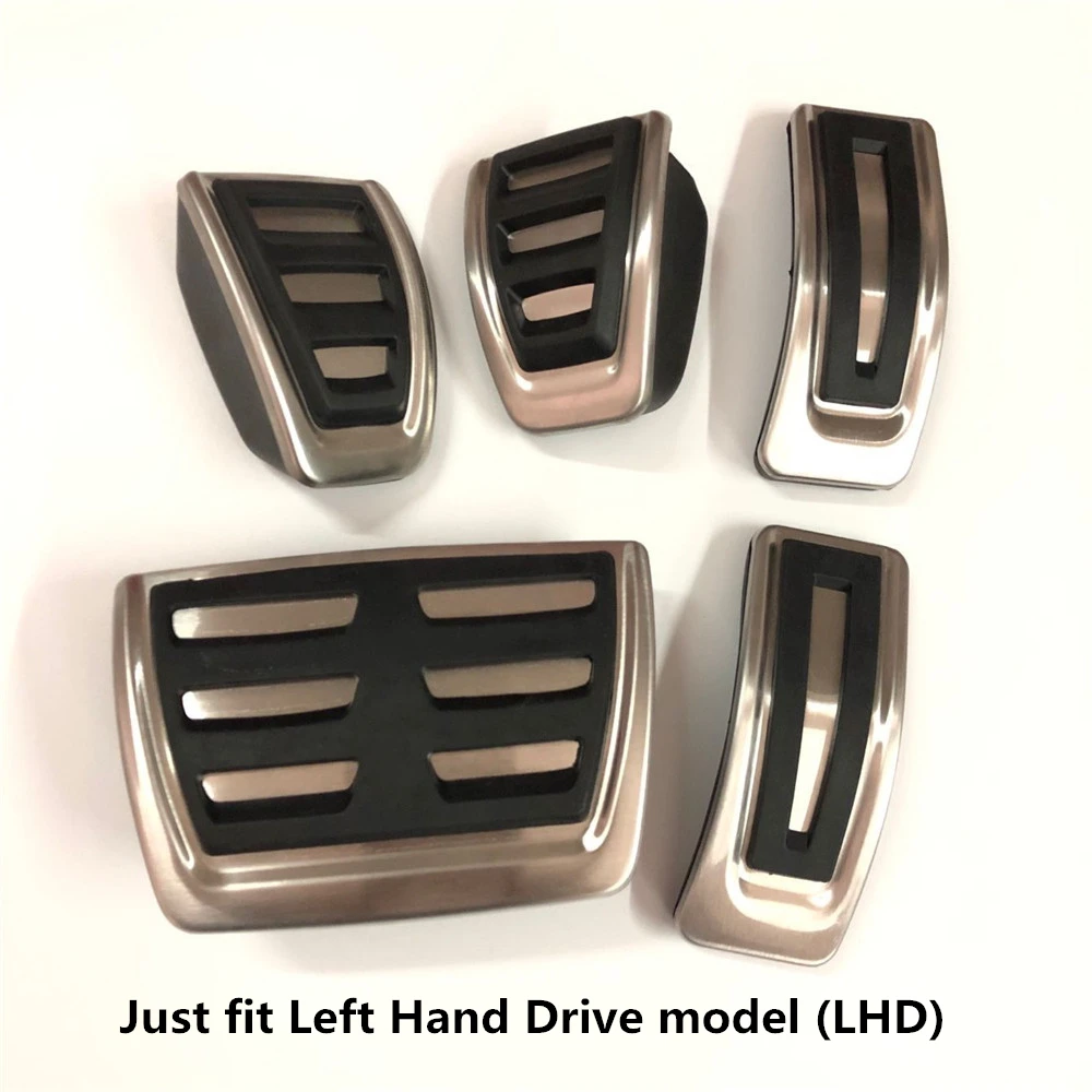 

DoColors Car styling Fuel Brake Clutch Pedal Cover Case For Audi A1 A4 B8 B9 A5 A6 A7 A8 Q5 SQ5 Q7 8R LHD RHD Auto Accessories