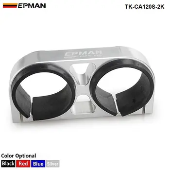 

EPMAN Billet Aluminum 60MM Dual Fuel Filter/Pump Bracket/Clamp /Mount For 044 Fuel Pump For Jeep Wrangler 87-06 TK-CA120S-2K
