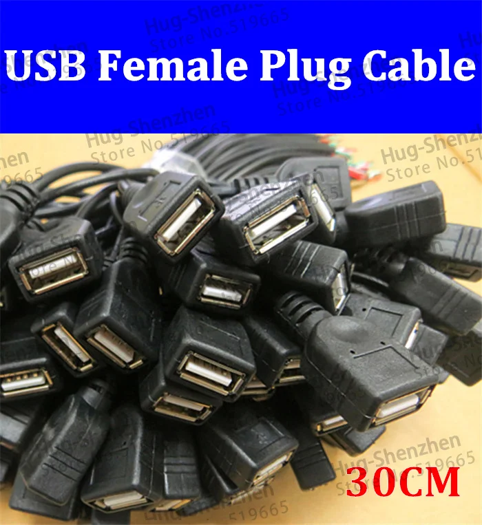 

Удлинительный кабель USB2.0, USB-разъем, кабель для пайки, около 30 см, бесплатная доставка, 20 шт.