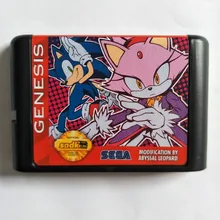 Sonic and Blaze-Mobius Evolution для SEGA GENESIS Mega Drive 16 бит игровой Картридж для PAL и NTSC Прямая поставка