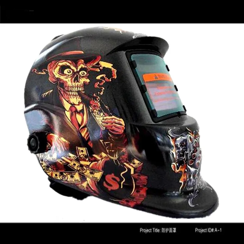 2016 multifunctional unique decals auto darkening welding helmet hot