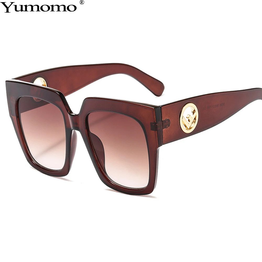 Yumomo Квадратные Солнцезащитные очки для женщин ретро модные горячие модные градиентные красные леопардовые пастические рамки Feminino De Sol Gafas UV400 оттенков
