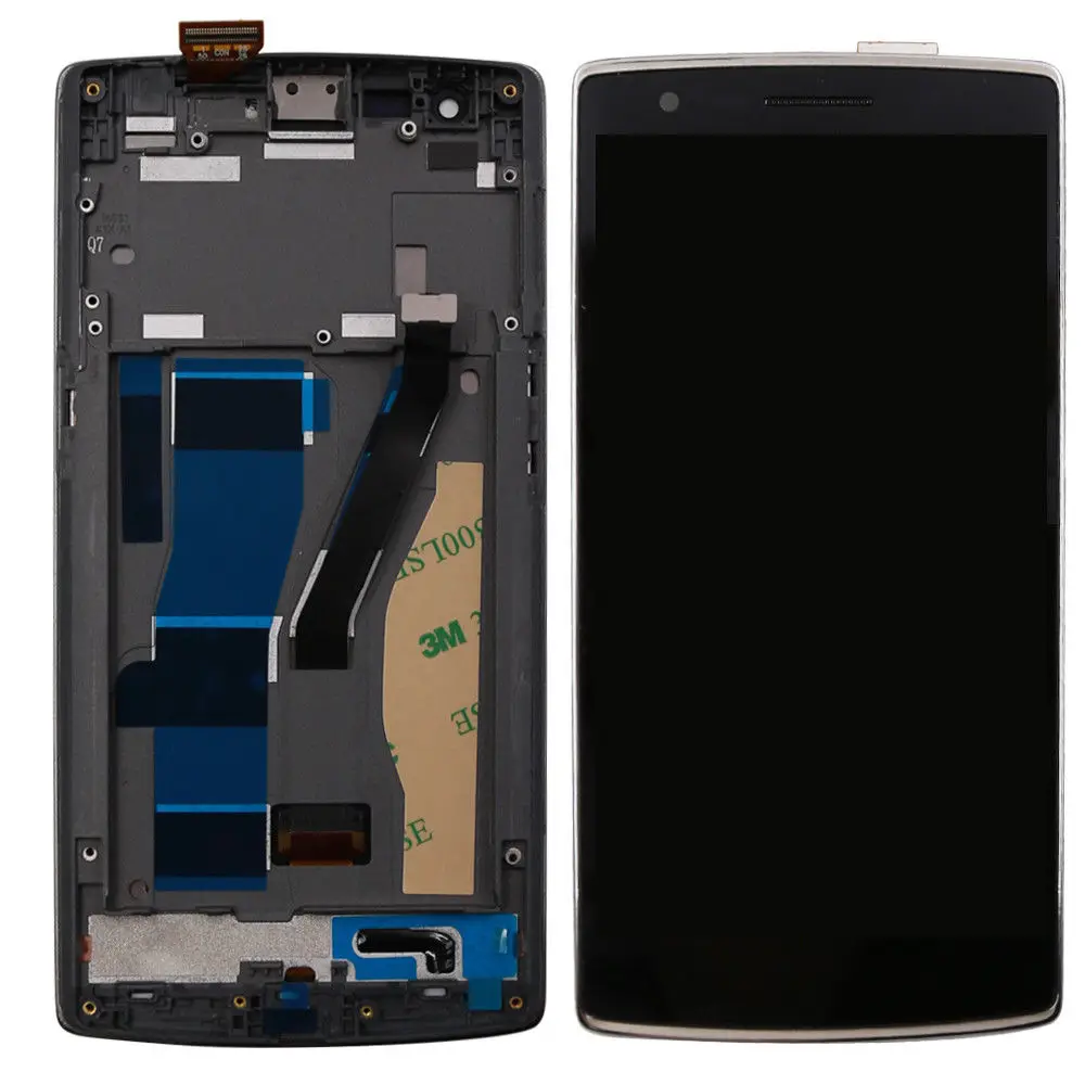 

For One Plus 1 one LCD Display Touch Screen with Frame Digitizer Assembly Repacement Parts 10pcs/lot