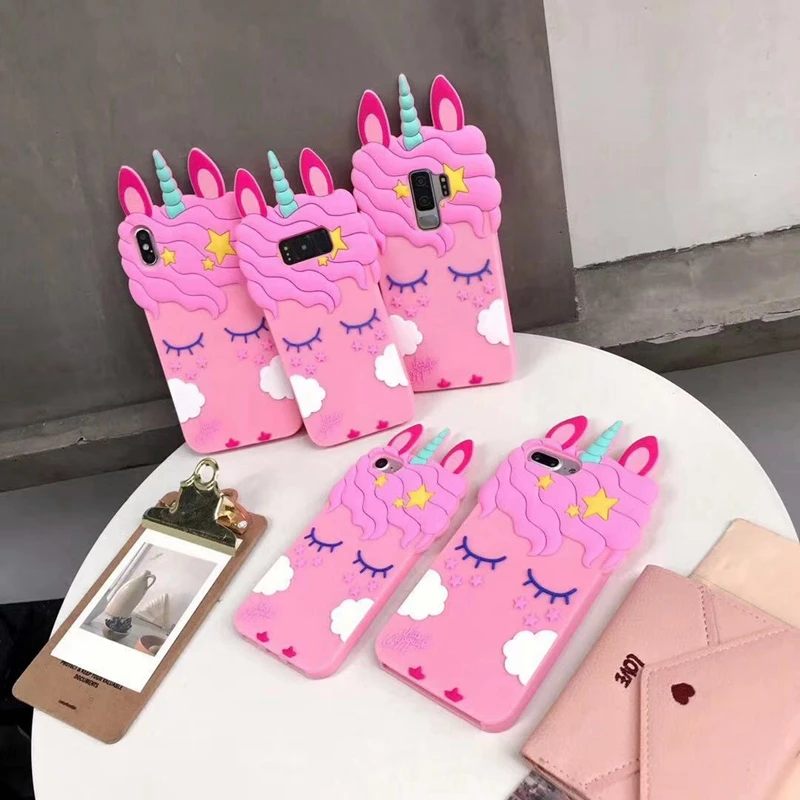 

Silicone eyelash horse mobile phone case for huawei Y5-2 Y6-2 Y5 Y3 2017 and Y5 Y6 Y7 2018 Y7 y5prime2018 Protect shell cases