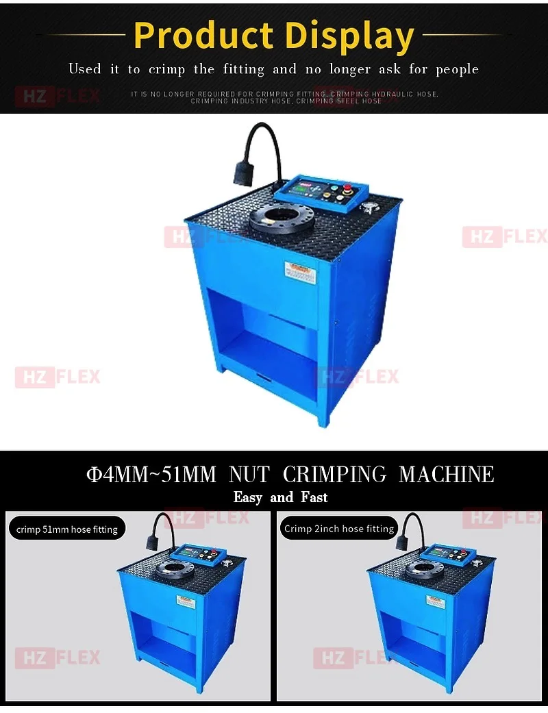 Последняя гайка обжимной машины с Ce сертификат HZ-102D