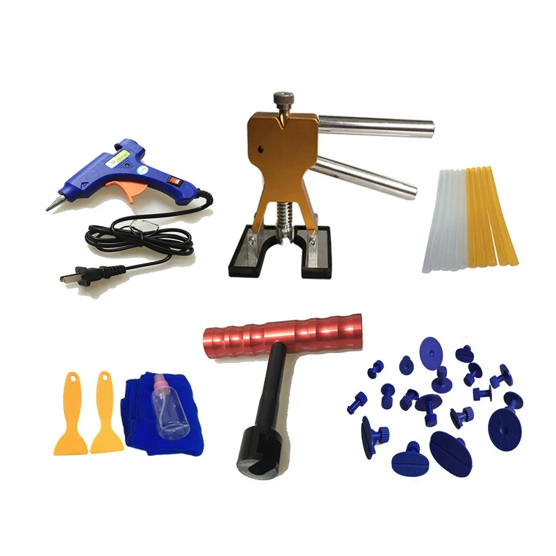 

Car Dent Puller Bridge Car Dent Repair Tools Kit Remove Dents With Glue Puller Tabs Removal Kits for Vehicle Car Auto