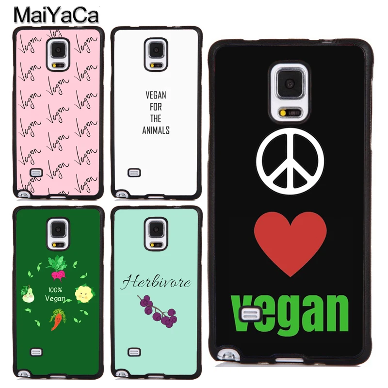 MaiYaCa Vegan Vibes Eat Plants TPU Phone Case For Samsung S4 S5 S6 S7