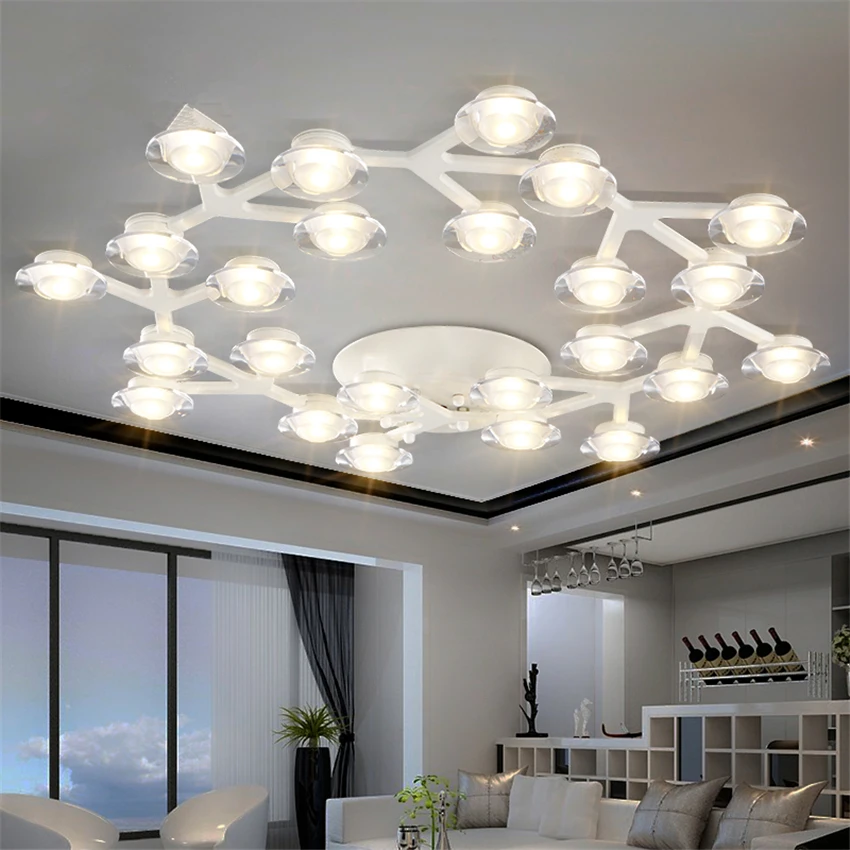 

JAXLONG Post-modern LED Ceiling Lamps Crystal Novelty Loft Illumination Nordic Fixtures Home Lighting Living Room Lights Bedroom