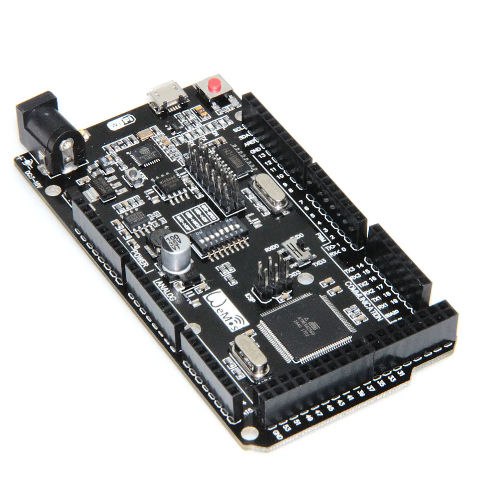 

Mega +WiFi R3 ATmega2560+ESP8266 {4 M bytes (32 M bit) memory} USB-TTL CH340G for Arduino Mega For NodeMCU ESP8266