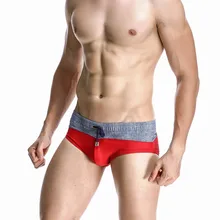 Для мужчин Плавание одежда мужские плавки сексуальные Для мужчин s Плавание костюмы плавки мужские шорты Веселая низкая талия серфинга шорты